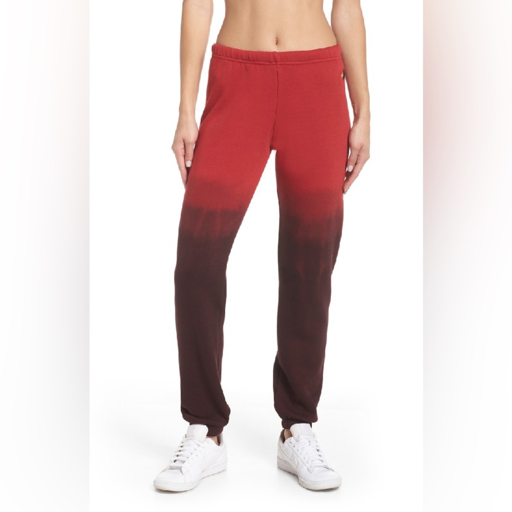 Aviator Nation Rainbow Dye Sweatpants Medium